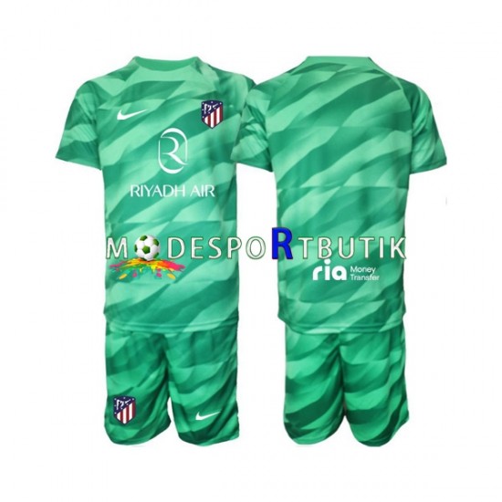 Atlético Madrid Matchtröja Grön Målvakt Borta 2023-2024 Kortärmad ,Fotbollsställ Barn Atlético Madrid Matchtröja Grön Målvakt Borta 2023-2024 Kortärmad ,Fotbollsställ Barn