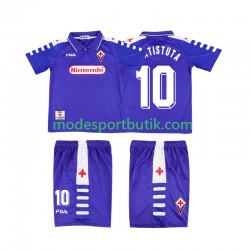 Fiorentina Matchtröja RUICOSTA 10 Retro Hemma 1998 1999 Kortärmad ,Fotbollsställ Barn