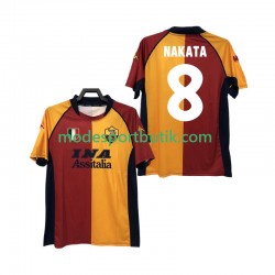 AS Roma Matchtröja AKATA 8 2000-2001 Retro Hemma Kortärmad ,Herr