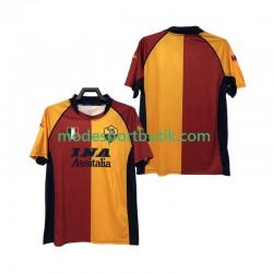 AS Roma Matchtröja 2000-2001 Retro Hemma Kortärmad ,Herr