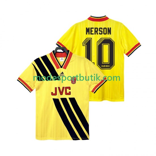 Arsenal Matchtröja MERSON 10 1993 1994 Retro Borta Kortärmad ,Herr