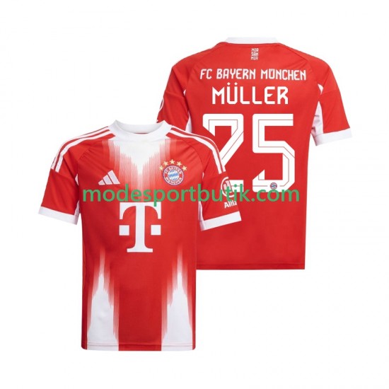 FC Bayern München Matchtröja Thomas Muller 25 Hemma 2025-2026 Kortärmad ,Herr