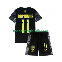 Brasilien RAPHINHA 11 Cheist the Redeemer Football Shirts Hemma 2024 Kortärmad ,Fotbollsställ Barn