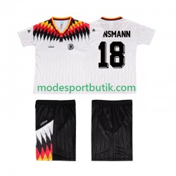 Tyskland Matchtröja KLINSMANN 18 1994 Retro Hemma Kortärmad ,Fotbollsställ Barn
