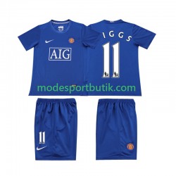 Manchester United Matchtröja GIGGS 11 Retro Borta 2008 Kortärmad ,Fotbollsställ Barn