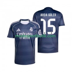 Real Madrid Matchtröja Arda Guler 15 Borta 2025-2026 Kortärmad ,Herr