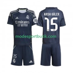Real Madrid Matchtröja Arda Guler 15 Borta 2025-2026 Kortärmad ,Fotbollsställ Barn