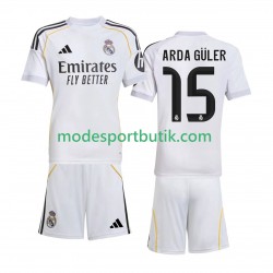 Real Madrid Matchtröja Arda Guler 15 Hemma 2025-2026 Kortärmad ,Fotbollsställ Barn