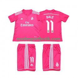 Real Madrid Matchtröja Bale 11 2014 2015 Retro Borta Kortärmad ,Fotbollsställ Barn