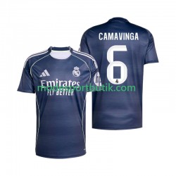 Real Madrid Matchtröja Camavinga 6 Borta 2025-2026 Kortärmad ,Herr