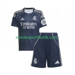 Real Madrid Matchtröja Borta 2025-2026 Kortärmad ,Fotbollsställ Barn