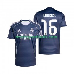 Real Madrid Matchtröja Endrick 16 Borta 2025-2026 Kortärmad ,Herr