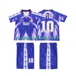 Real Madrid Matchtröja FIGO 10 1996-1997 Retro Borta Kortärmad ,Fotbollsställ Barn