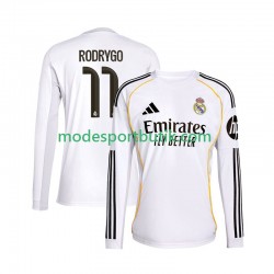 Real Madrid Matchtröja Rodrygo 11 Hemma 2025-2026 Långärmad ,Herr Real Madrid Matchtröja Rodrygo 11 Hemma 2025-2026 Långärmad ,Herr