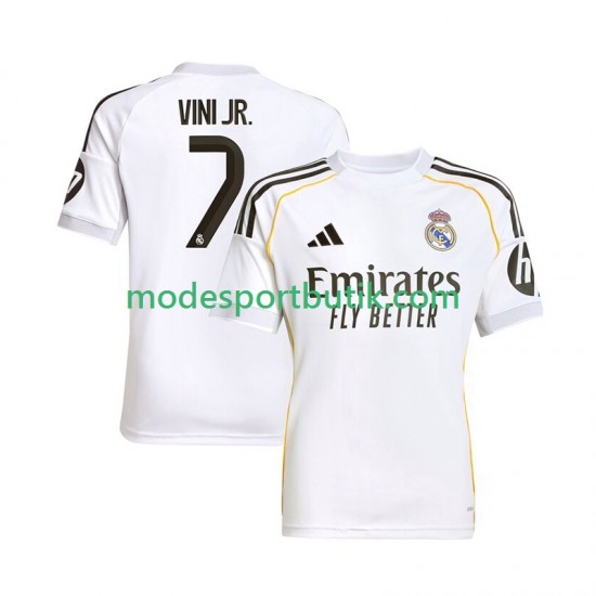 Real Madrid Matchtröja Vinicius Junior 7 Hemma 2025-2026 Kortärmad ,Herr