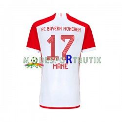 FC Bayern München Matchtröja Sadio Mane 17 Hemma 2023-2024 Kortärmad ,Herr
