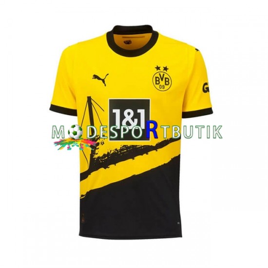 Borussia Dortmund Matchtröja Hemma 2023-2024 Kortärmad ,Herr