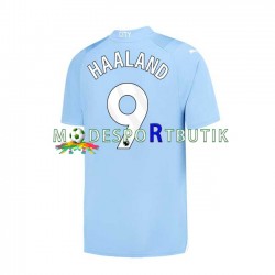 Manchester City Matchtröja Haaland 9 Hemma 2023-2024 Kortärmad ,Herr