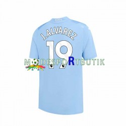 Manchester City Matchtröja J. ALVAREZ 19 Hemma 2023-2024 Kortärmad ,Herr