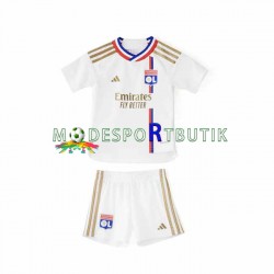 Olympique Lyonnais Matchtröja Hemma 2023-2024 Kortärmad ,Fotbollsställ Barn