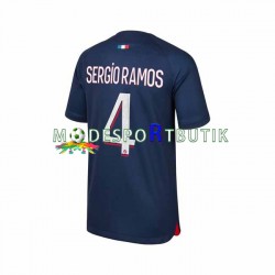 Paris Saint-Germain Matchtröja Sergio Ramos 4 Hemma 2023-2024 Kortärmad ,Herr