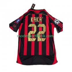 AC Milan Matchtröja KAKA 8 2007 Retro Hemma 2006 Kortärmad ,Herr