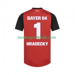 Bayer 04 Leverkusen Matchtröja HRADECKY 1 Hemma 2024-2025 Kortärmad ,Herr