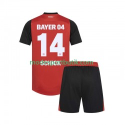 Bayer 04 Leverkusen Matchtröja Patrik Schick 14 Hemma 2024-2025 Kortärmad ,Fotbollsställ Barn