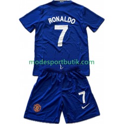 Manchester United Matchtröja Cristiano Ronaldo 7 2009 Retro Tredje 2008 Kortärmad ,Fotbollsställ Barn
