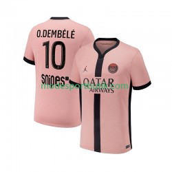 Paris Saint-Germain Matchtröja Ousmane Dembele 10 Tredje 2024-2025 Kortärmad ,Herr