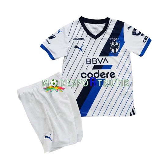 CF Monterrey Matchtröja Borta 2023-2024 Kortärmad ,Fotbollsställ Barn