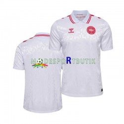 Danmark Matchtröja Borta Euro 2024 Kortärmad ,Herr