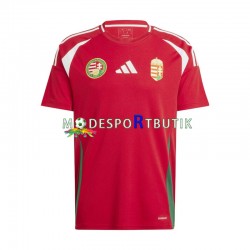 Ungern Matchtröja Hemma Euro 2024 Kortärmad ,Herr