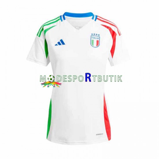 Italien Matchtröja Borta Euro 2024 Kortärmad ,Dam