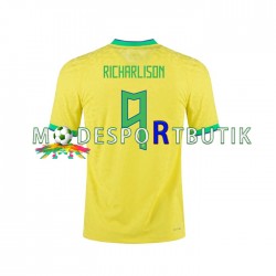 Brasilien Matchtröja RICHARLISON 9 2022 Hemma Kortärmad ,Herr