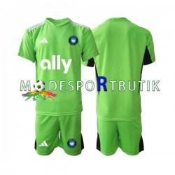 Charlotte FC Matchtröja Målvakt Hemma 2023-2024 Kortärmad ,Fotbollsställ Barn