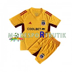 Colo-Colo Matchtröja Målvakt Hemma 2023 Kortärmad ,Fotbollsställ Barn