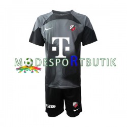 FC Utrecht Matchtröja Målvakt Hemma 2022-23 Kortärmad ,Fotbollsställ Barn