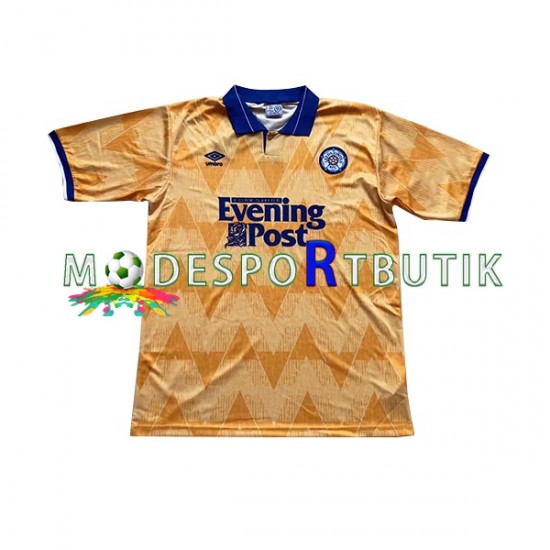 Leeds United Matchtröja Retro Borta 1991-92 Kortärmad ,Herr