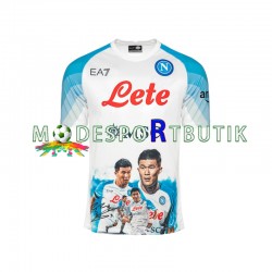 SSC Napoli Matchtröja Face Game Minjae 3 Hemma 2022-23 Kortärmad ,Herr