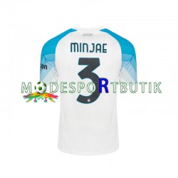 SSC Napoli Matchtröja Face Game Minjae 3 Hemma 2022-23 Kortärmad ,Herr