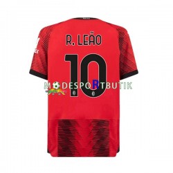 AC Milan Matchtröja Rafael Leao 10 Hemma 2023-2024 Kortärmad ,Herr