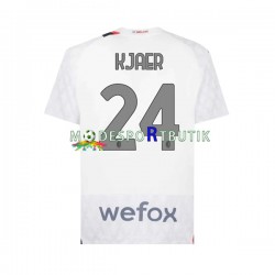 AC Milan Matchtröja Simon Kjaer 24 Borta 2023-2024 Kortärmad ,Herr