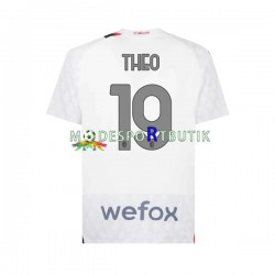 AC Milan Matchtröja Theo 19 Borta 2023-2024 Kortärmad ,Herr