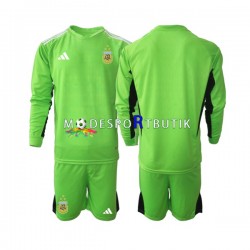 Argentina Matchtröja Målvakt Hemma 2023-2024 Kortärmad ,Fotbollsställ Barn