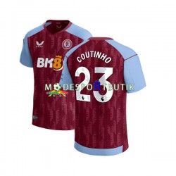Aston Villa Matchtröja Philippe Coutinho 23 Hemma 2023-2024 Kortärmad ,Herr