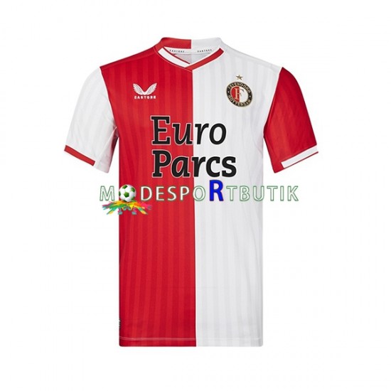 Feyenoord Rotterdam Matchtröja Hemma 2023-2024 Kortärmad ,Herr