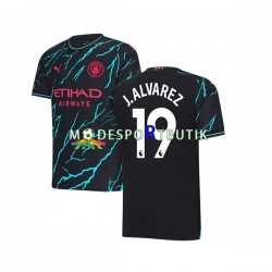 Manchester City Matchtröja Julian Alvarez 19 Tredje 2023-2024 Kortärmad ,Herr