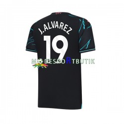 Manchester City Matchtröja Julian Alvarez 19 Tredje 2023-2024 Kortärmad ,Herr