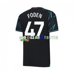 Manchester City Matchtröja Phil Foden 47 Tredje 2023-2024 Kortärmad ,Herr